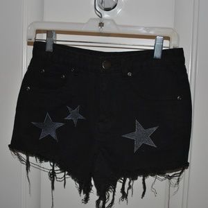 NWT Nasty Gal High Waisted Black Shorts